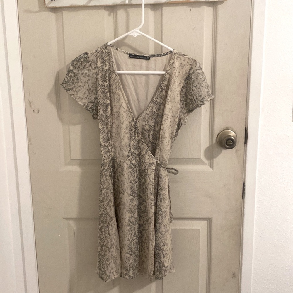 Mini wrap dress Abercrombie & Fitch